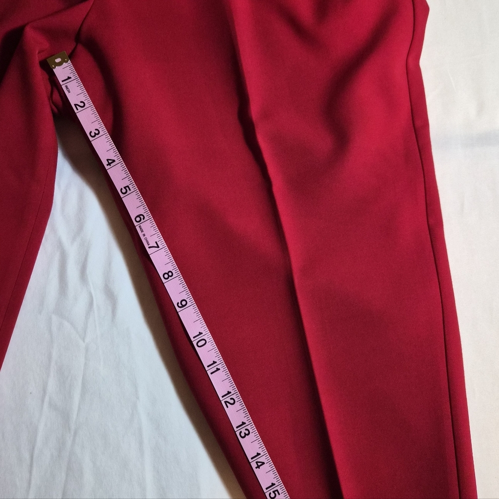 ​Talbots Red Power Suit Set - Fabric Woven in Italy 14P - Picture 8 of 16